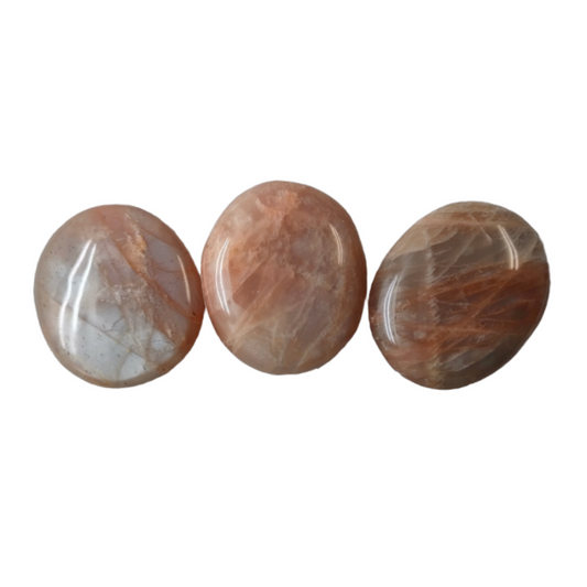 Moonstone Palm Stones