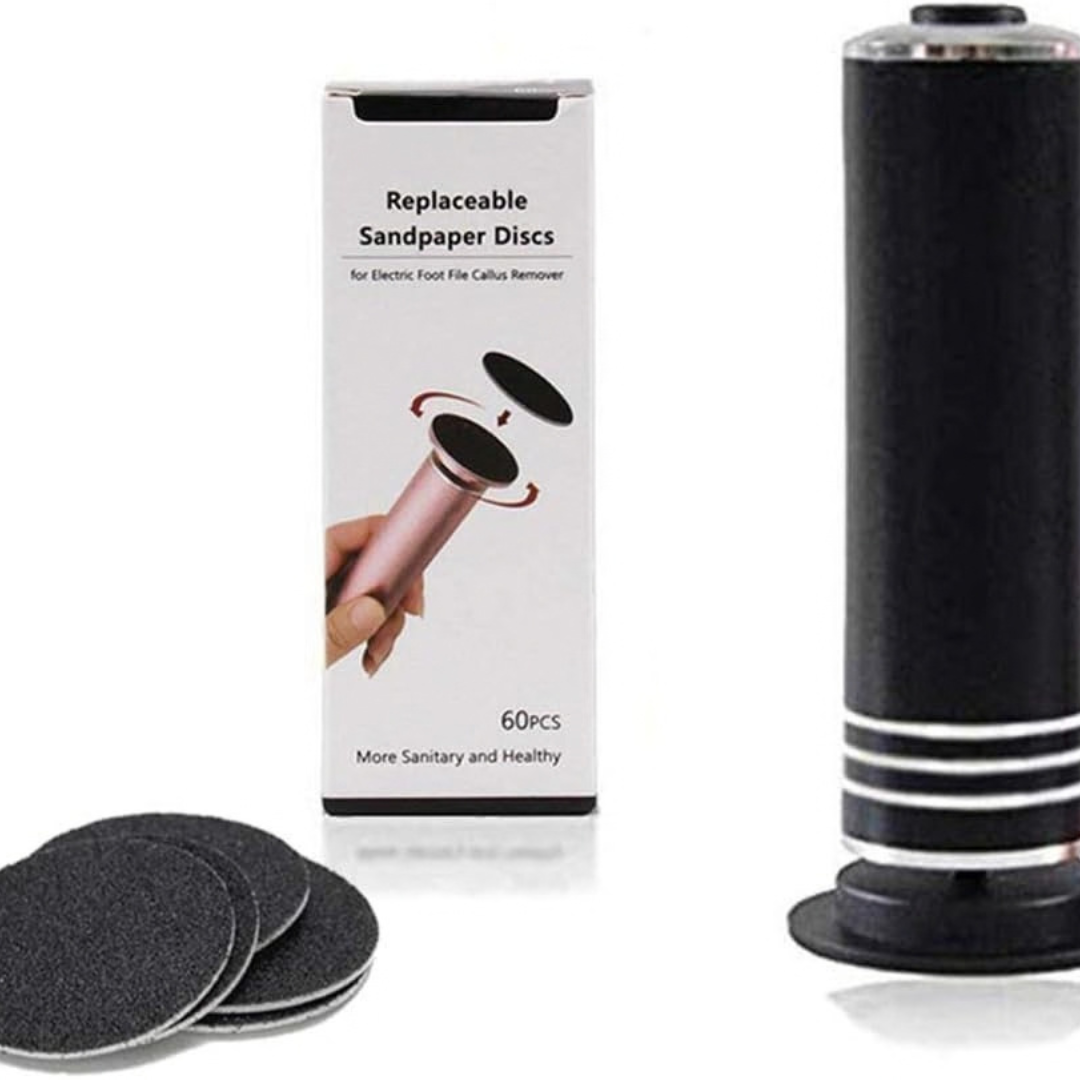 Electric Foot File FCR-02 | Callus Remover with 60 Replacement Discs
