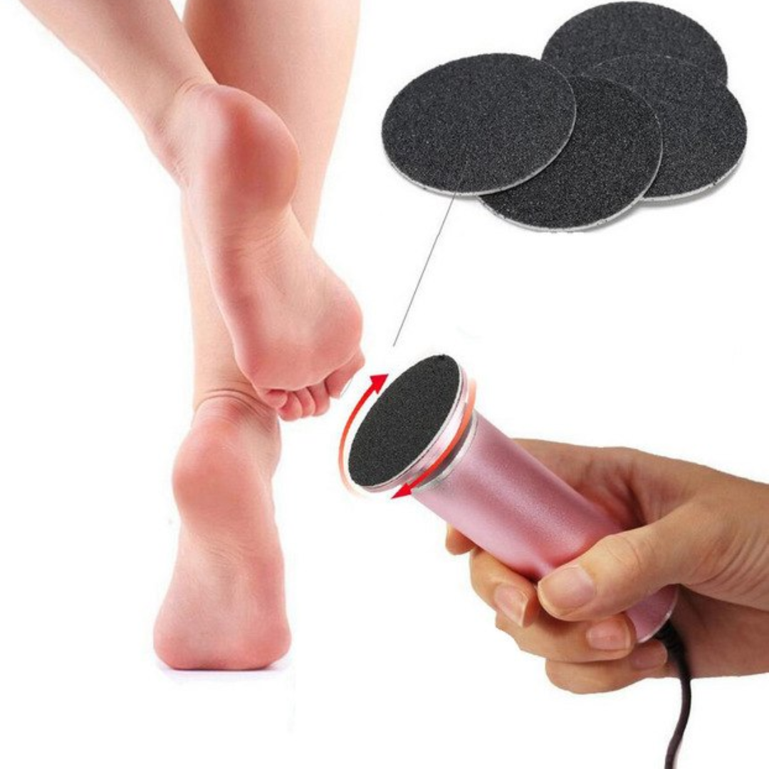 Electric Foot File FCR-02 | Callus Remover with 60 Replacement Discs