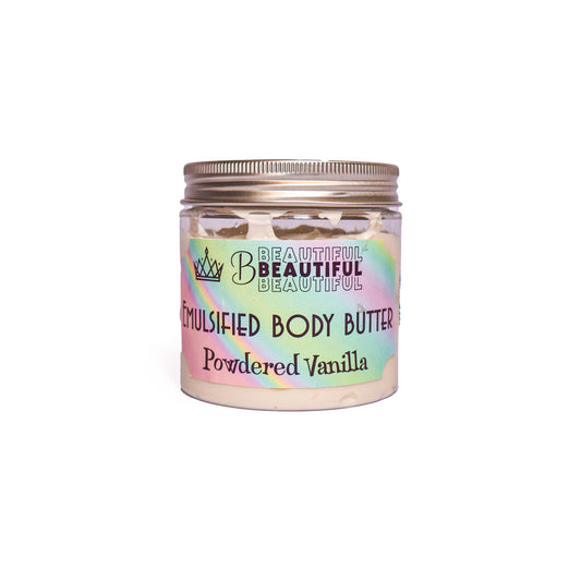 Powdered Vanilla Emulsified Body Butter 160g