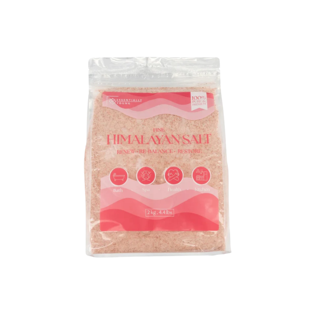 Himalayan Salt | Coarse - Mineral Soak, Cooking Salt | Essentially Young