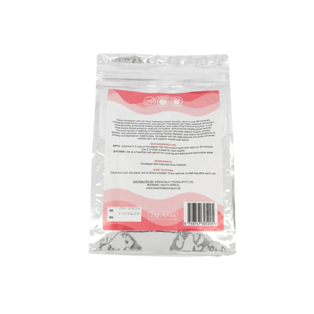 Himalayan Salt | Coarse - Mineral Soak, Cooking Salt | Essentially Young