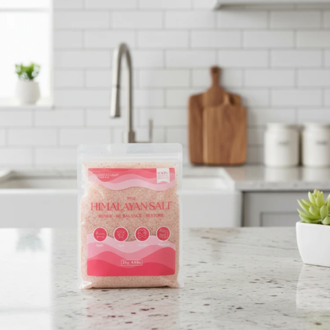 Himalayan Salt | Coarse - Mineral Soak, Cooking Salt | Essentially Young