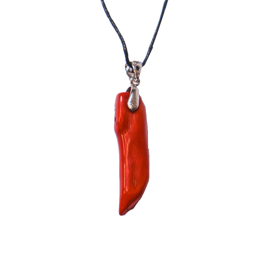 Red Coral Pendant