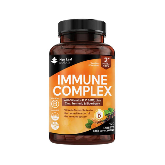 Immune Complex Tablets with Vitamins, Zinc, Turmeric & Elderberry