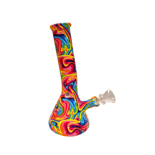 Funky Swirl Glass Bong