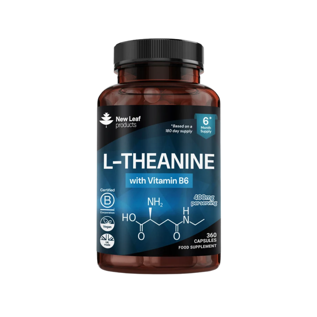 L-Theanine + Vitamin B6 | 120 Capsules