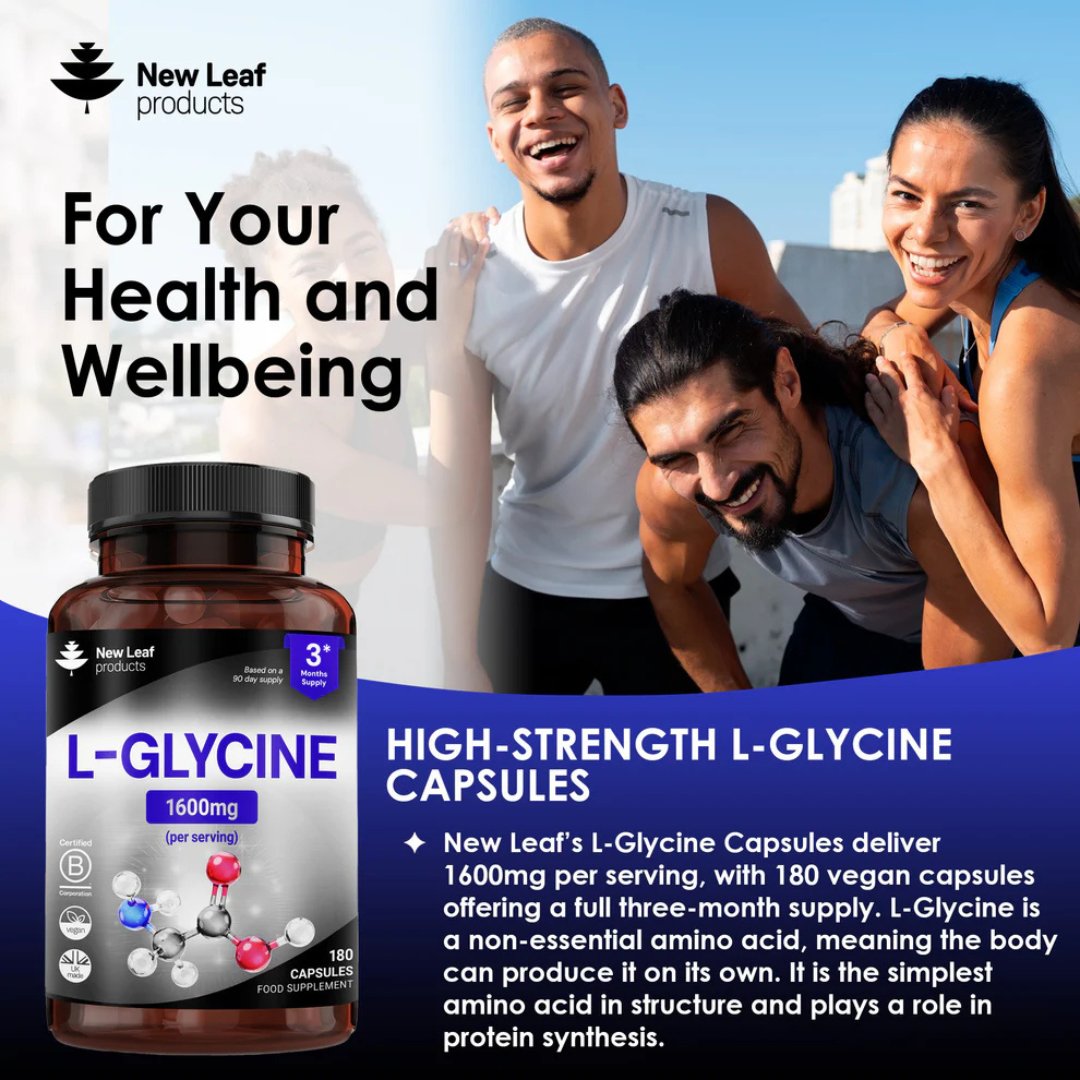 L-Glycine Capsules 1600mg
