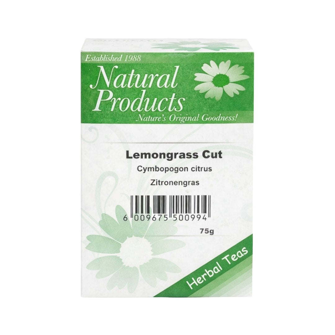 Lemongrass Cut Dried 75g – Digestive & Detox Support