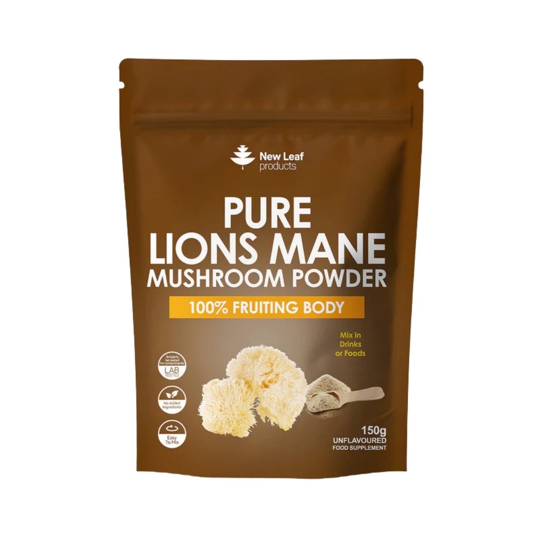 Pure Lions Mane Mushroom Powder | 100% Fruiting Body