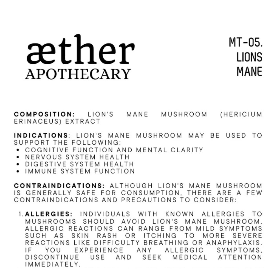 Lions Mane Extract