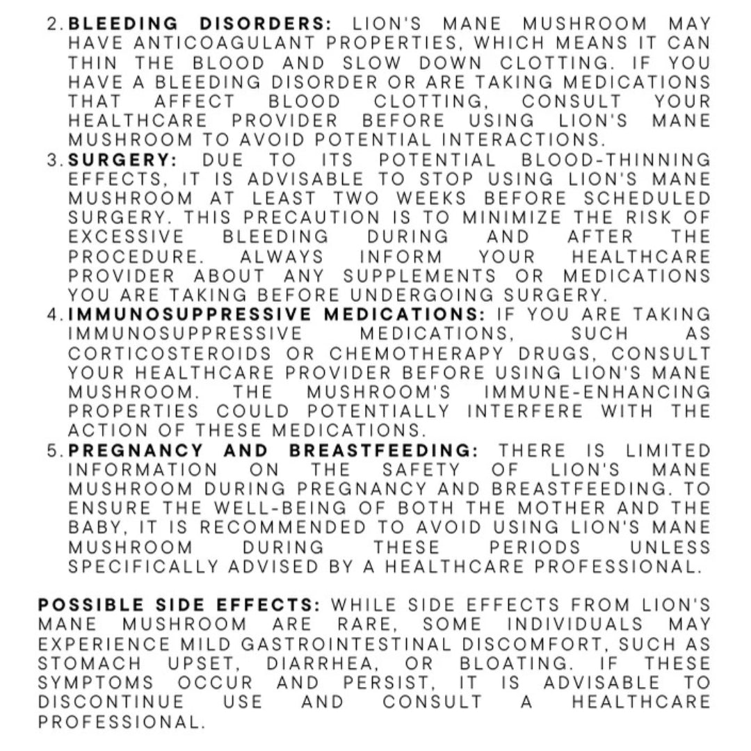 Lions Mane Extract