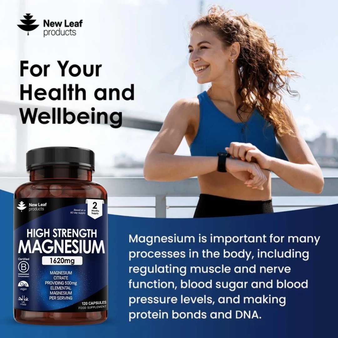 Magnesium Citrate Capsules 1620mg