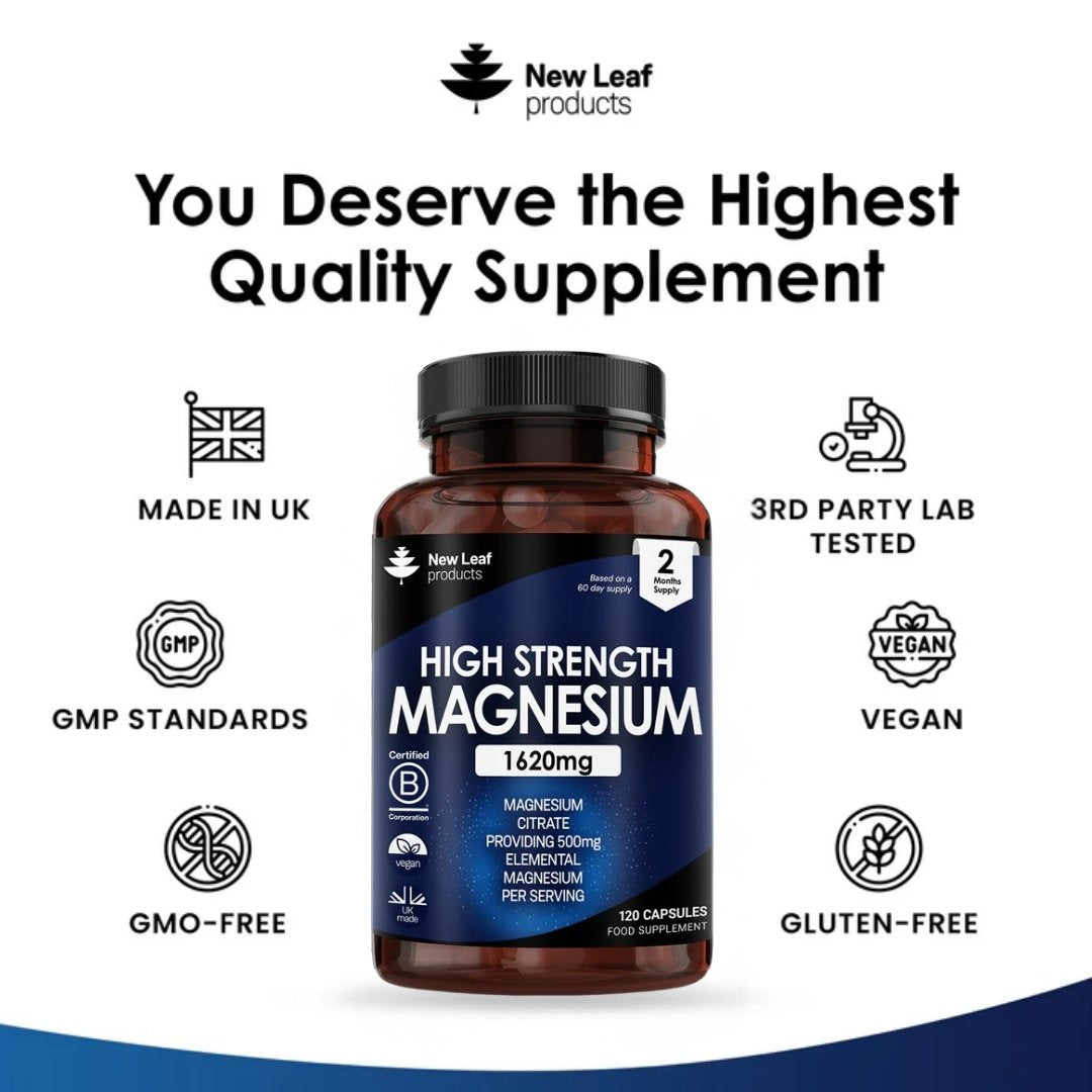Magnesium Citrate Capsules 1620mg