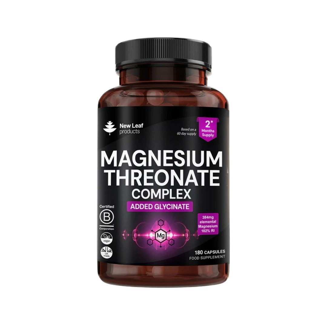 Magnesium Threonate & Glycinate Complex Capsules 2550mg
