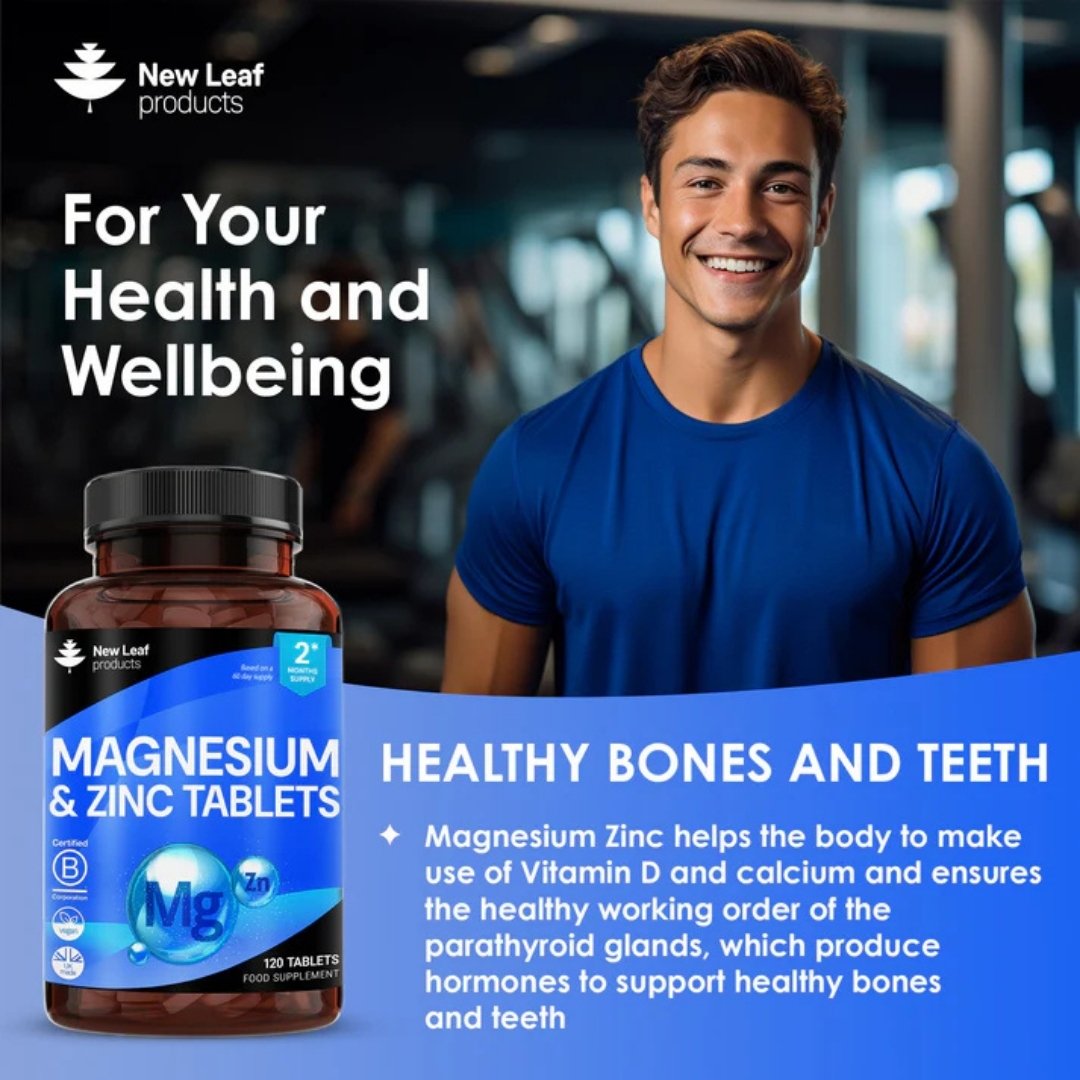 Magnesium 516mg & Zinc 16mg Tablets