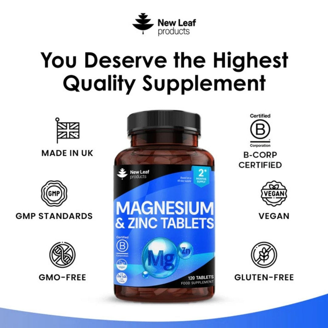 Magnesium 516mg & Zinc 16mg Tablets