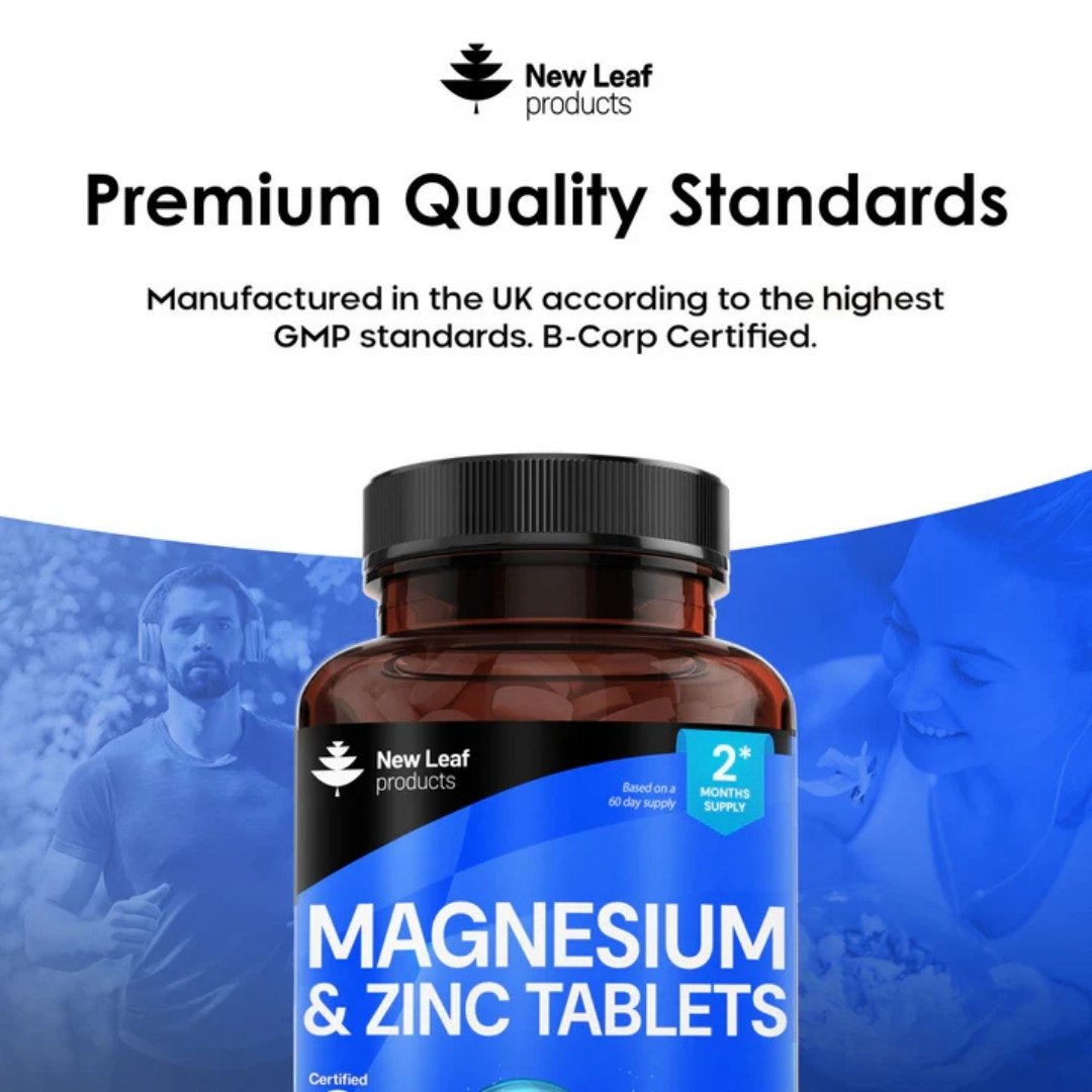 Magnesium 516mg & Zinc 16mg Tablets