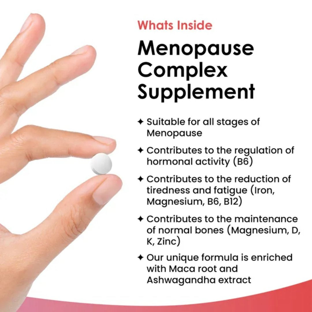 Menopause Support Complex Tablets with Maca Root & Ashwagandha