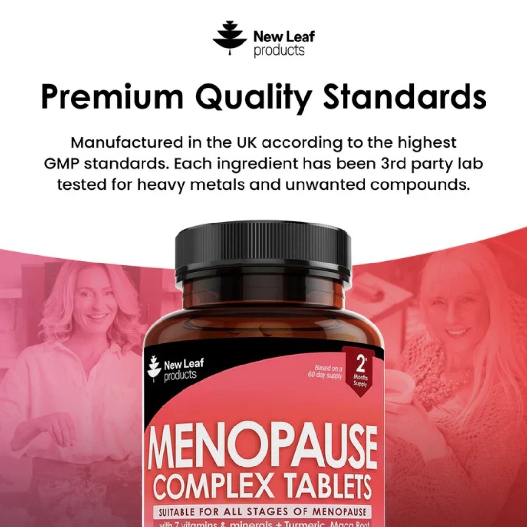 Menopause Support Complex Tablets with Maca Root & Ashwagandha