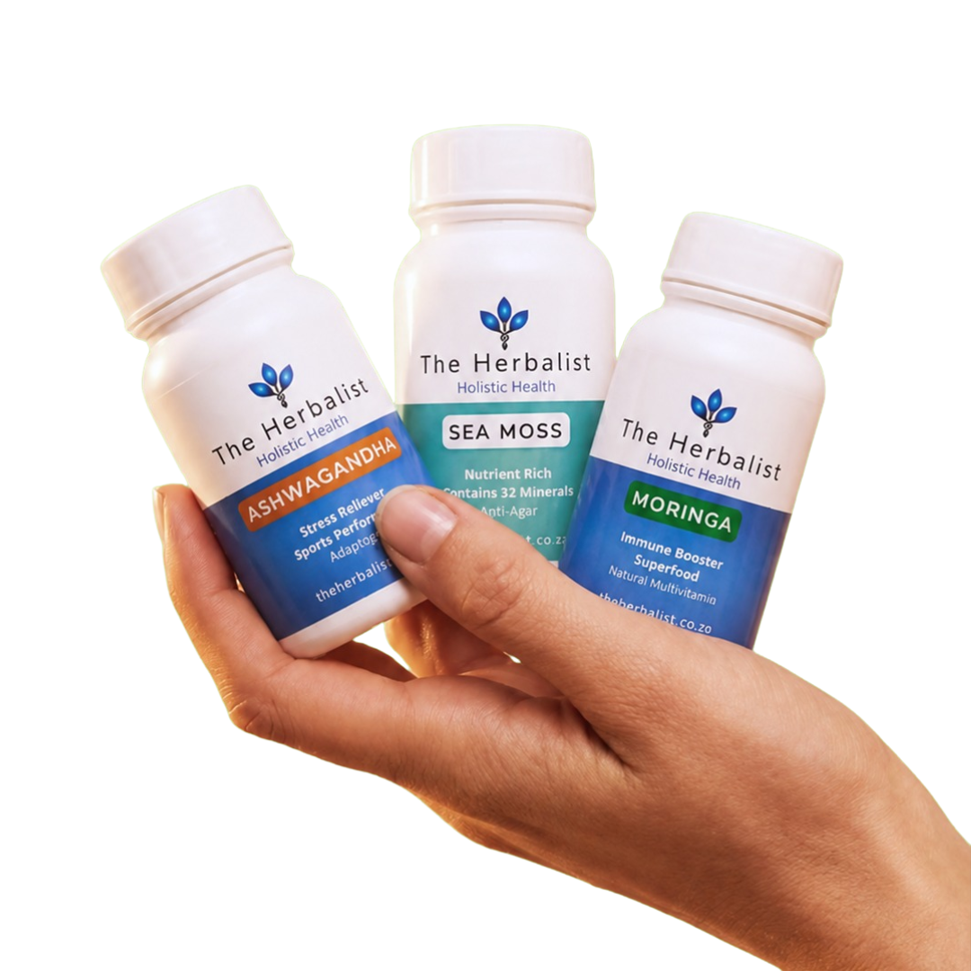 The Herbalist  - Wellness Trio Special – Sea Moss, Moringa & Ashwagandha -  Women's Month
