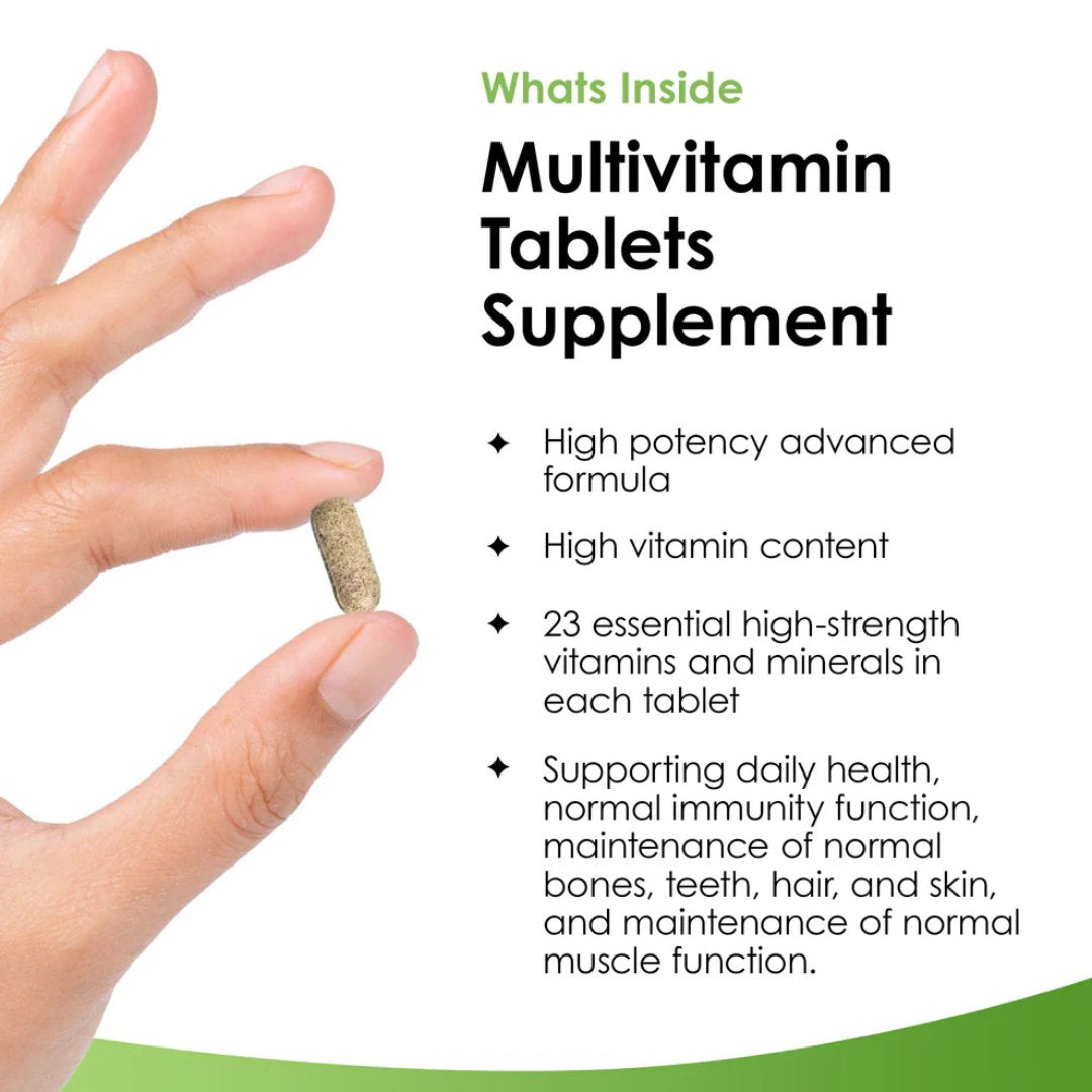 Multivitamin Tablets – 23 Essential Vitamins & Minerals