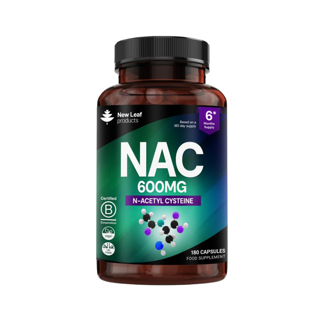 NAC Capsules 600mg – N-Acetyl Cysteine