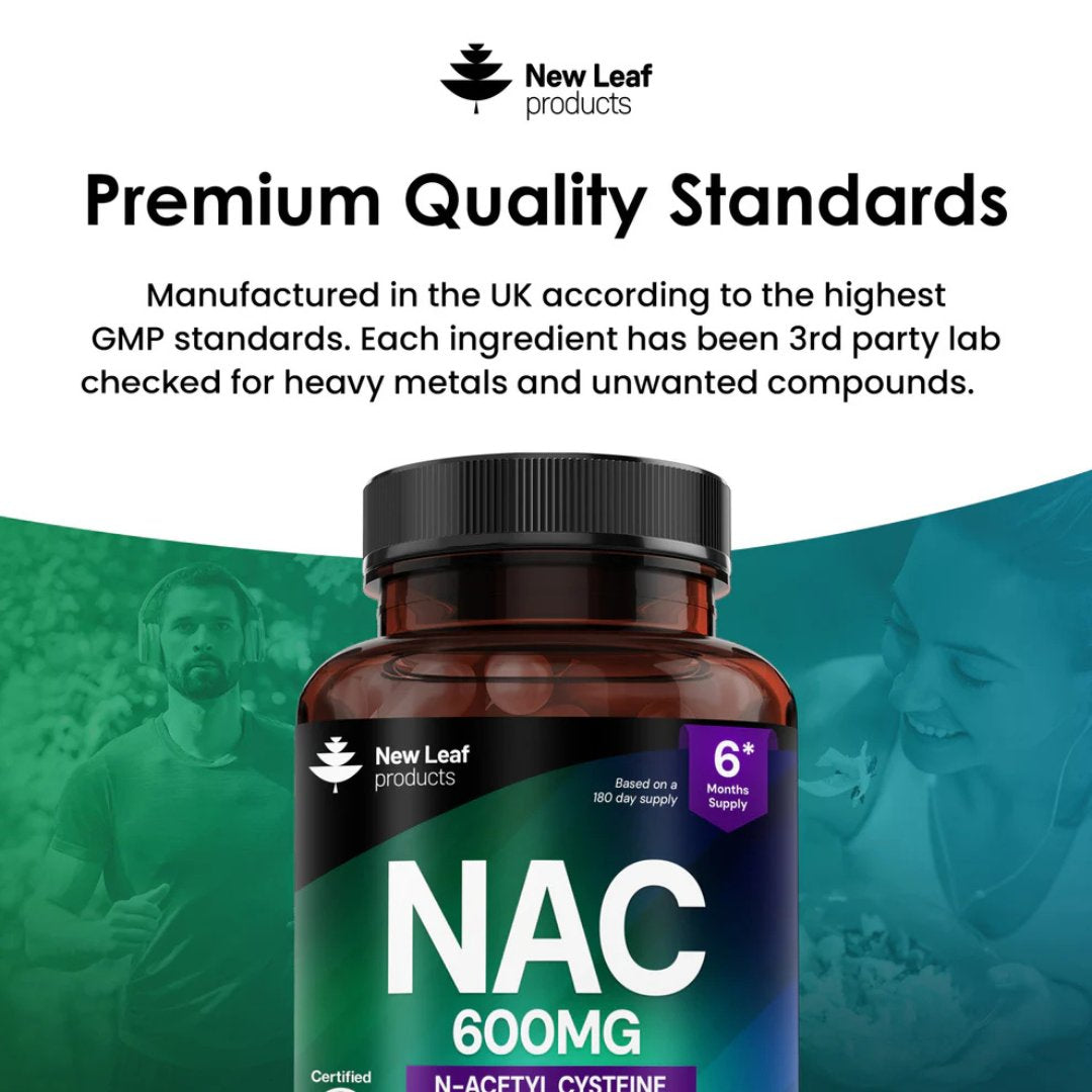 NAC Capsules 600mg – N-Acetyl Cysteine