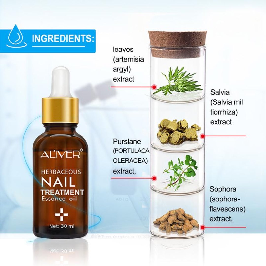 Herbaceous Nail Treatment Essence 30ml – Natural Anti-Fungal Treatment