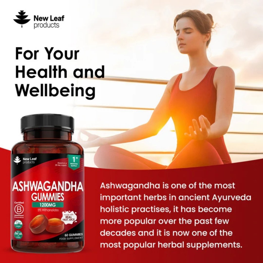 Ashwagandha Gummies 1200mg – 5% Withanolides