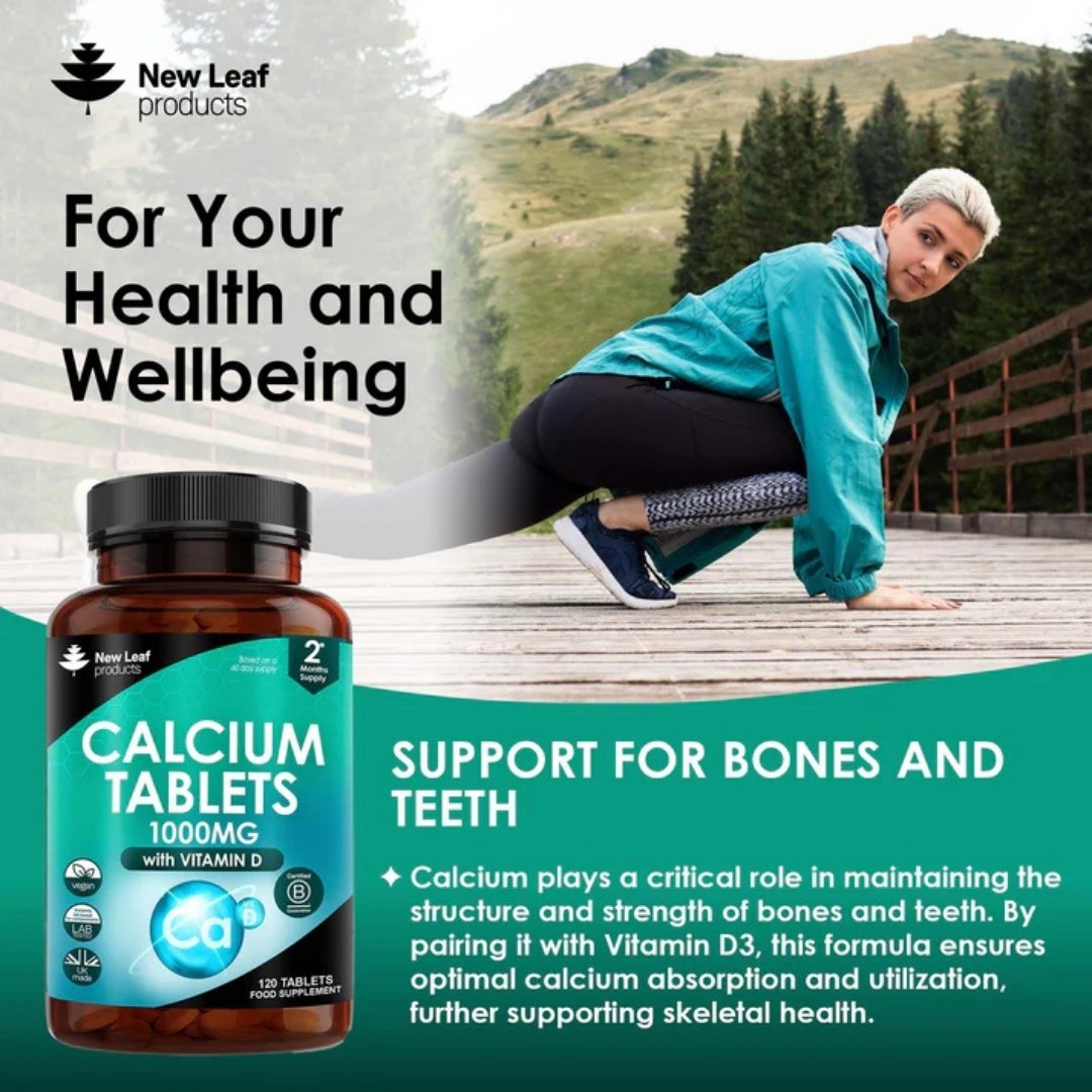 Calcium & Vitamin D Tablets 1000mg
