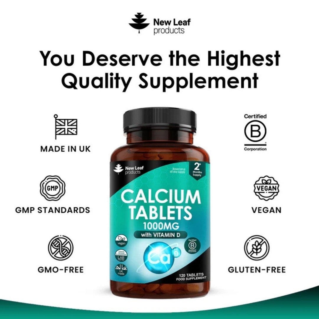 Calcium & Vitamin D Tablets 1000mg