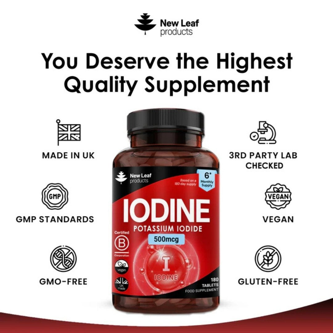 Iodine 500mcg Tablets – Potassium Iodide