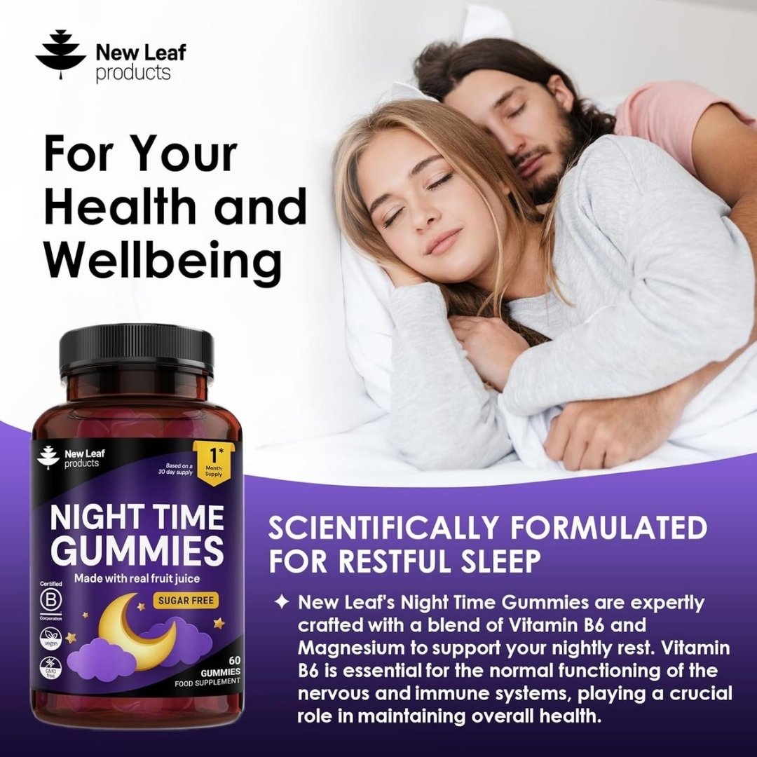 Night Time Sleep Gummies – Sugar Free