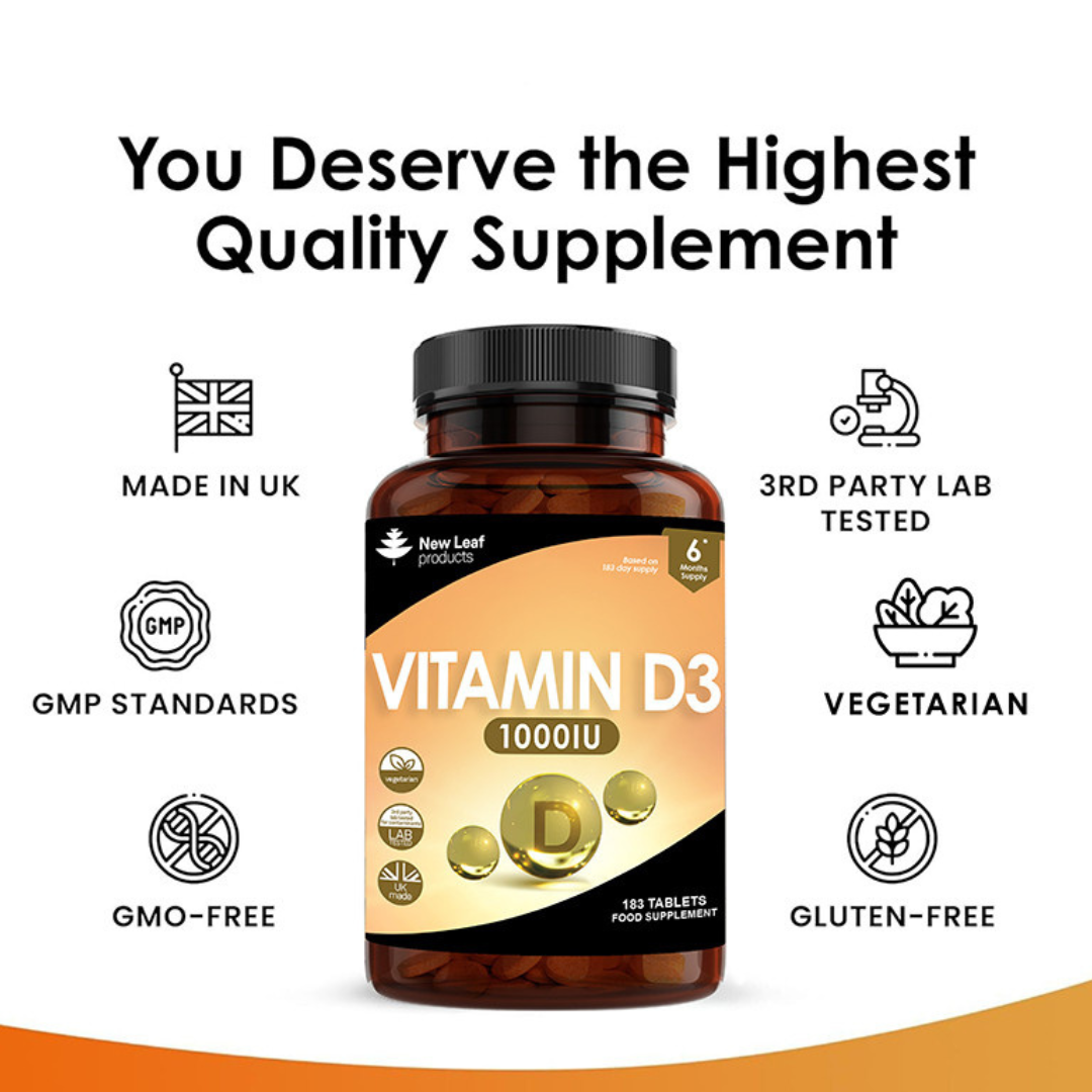 New Leaf D3 Tablets