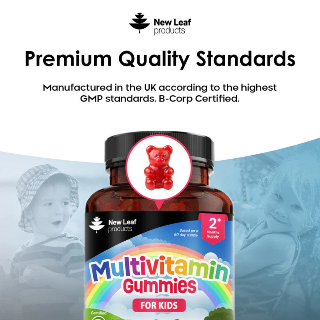 Kids Multivitamin Gummies – 15 Essential Vitamins & Minerals