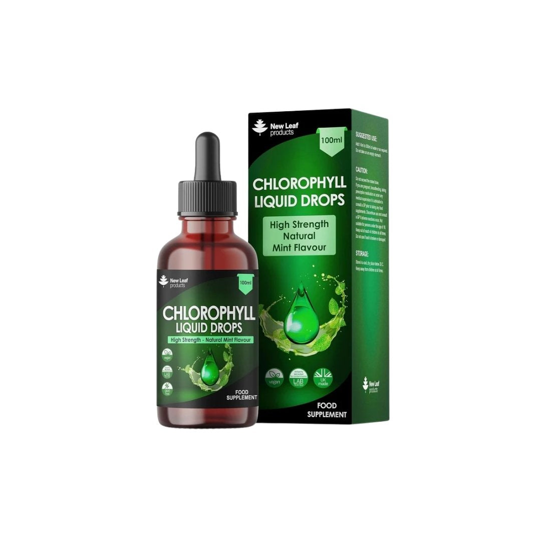 Chlorophyll Liquid Drops 15mg | Natural Mint Flavour