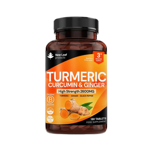 Turmeric Curcumin & Ginger Tablets 2600mg