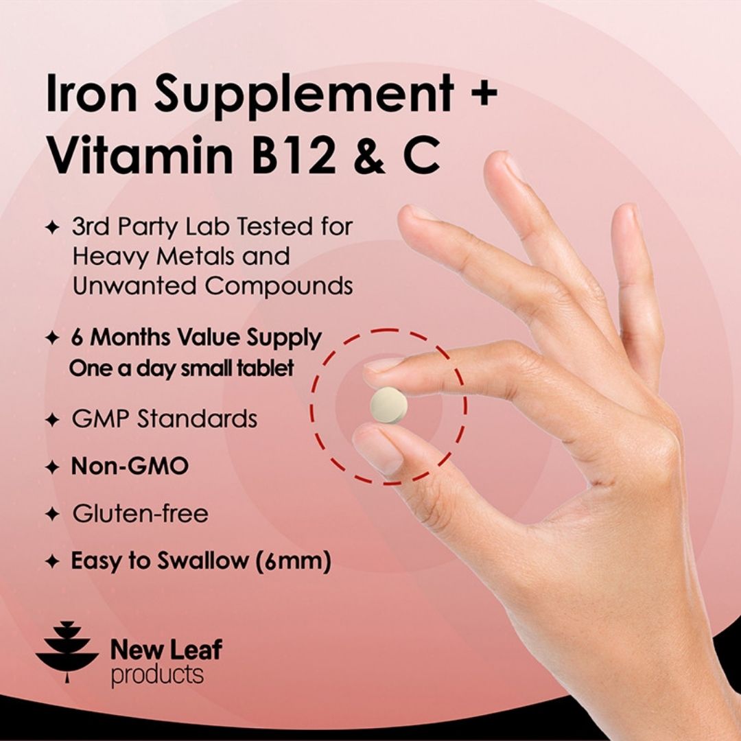 Iron Complex High Strength Tablets 2 Month Supply