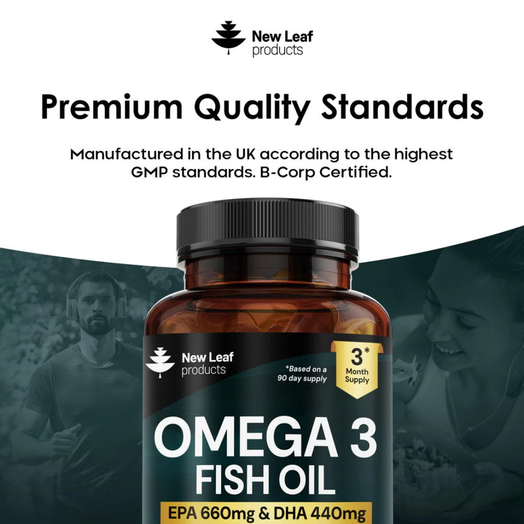 Omega-3 Fish Oil Softgels 2000mg (EPA 660mg & DHA 440mg)