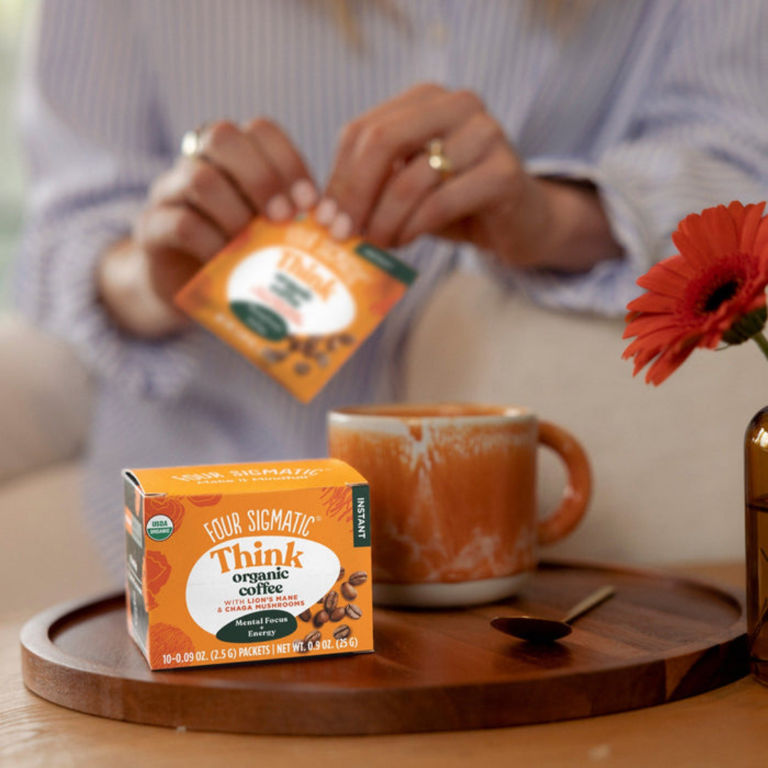 Think Organic Coffee with Lions Mane & Chaga Mushrooms