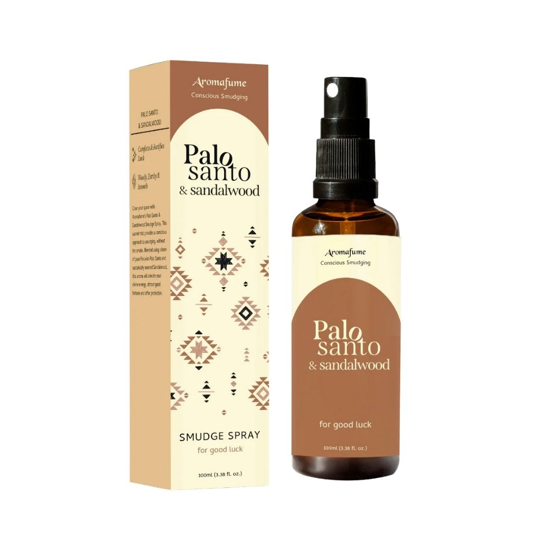 Palo Santo & Sandalwood Smudge Spray 100ml – Good Luck