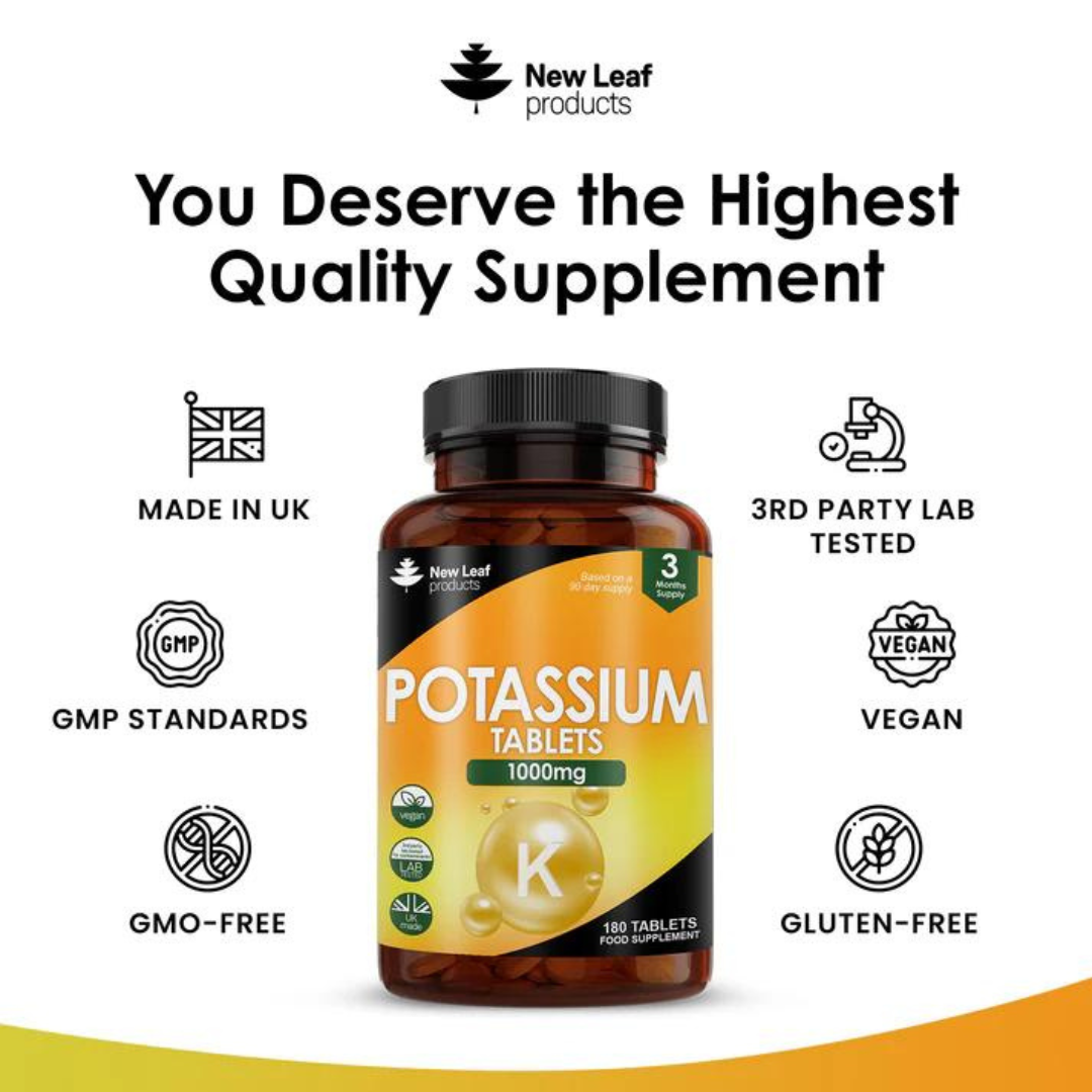 Potassium Supplements 1400 mg - 180