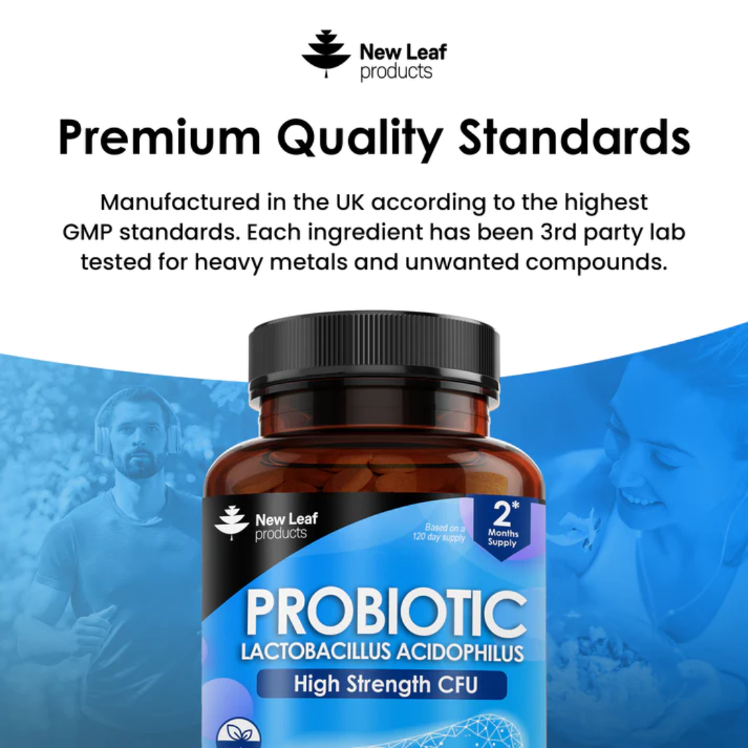 Probiotic Supplements Acidophilus Tablets - Digestive & Gut Health