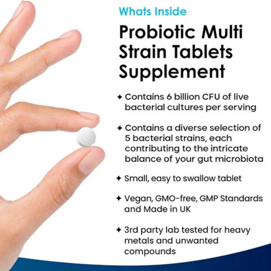 Probiotic Multi-Strain Tablet 6 Billion CFU