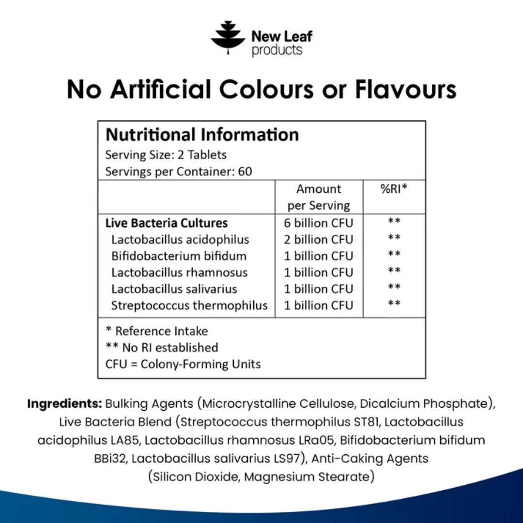 Probiotic Multi-Strain Tablet 6 Billion CFU