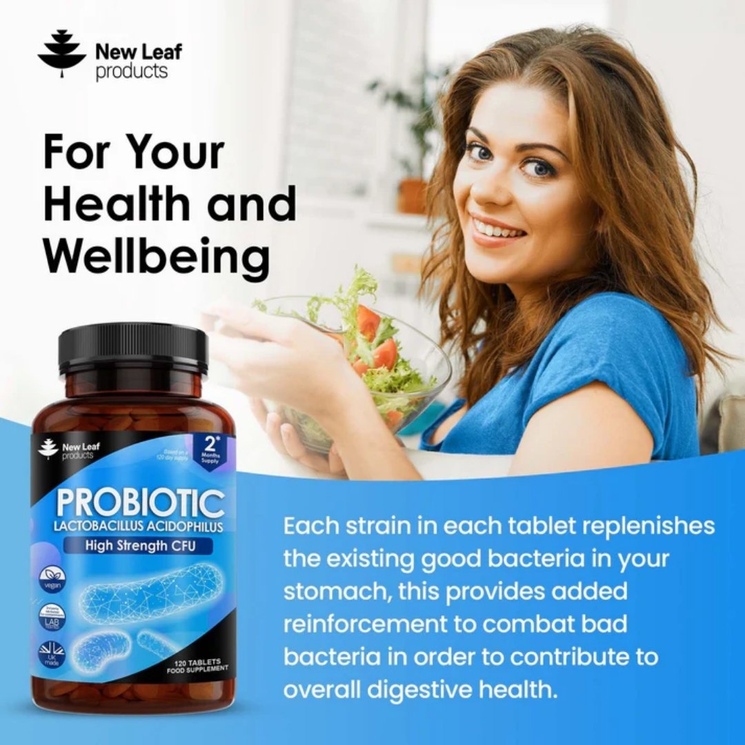 Probiotic Lactobacillus Acidophilus 2 Billion CFU