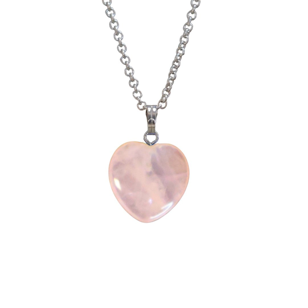 Assorted Gemstone Heart Necklaces