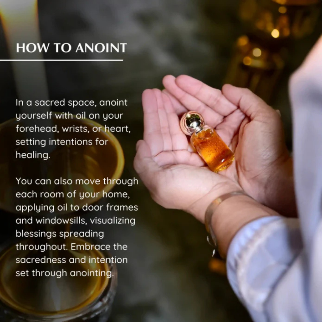 Frankincense, Myrrh, and Rose of Sharon Anointing Oils Gift Set