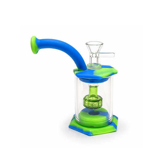 Mini Fusion Silicone Glass Dab Bubbler